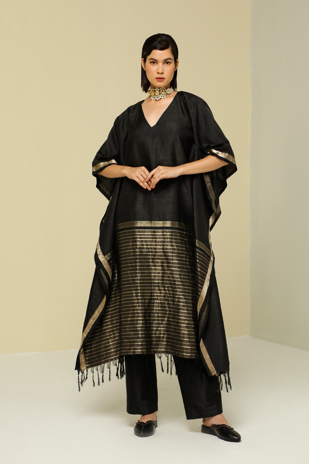 Upcycled Silk Kaftaan