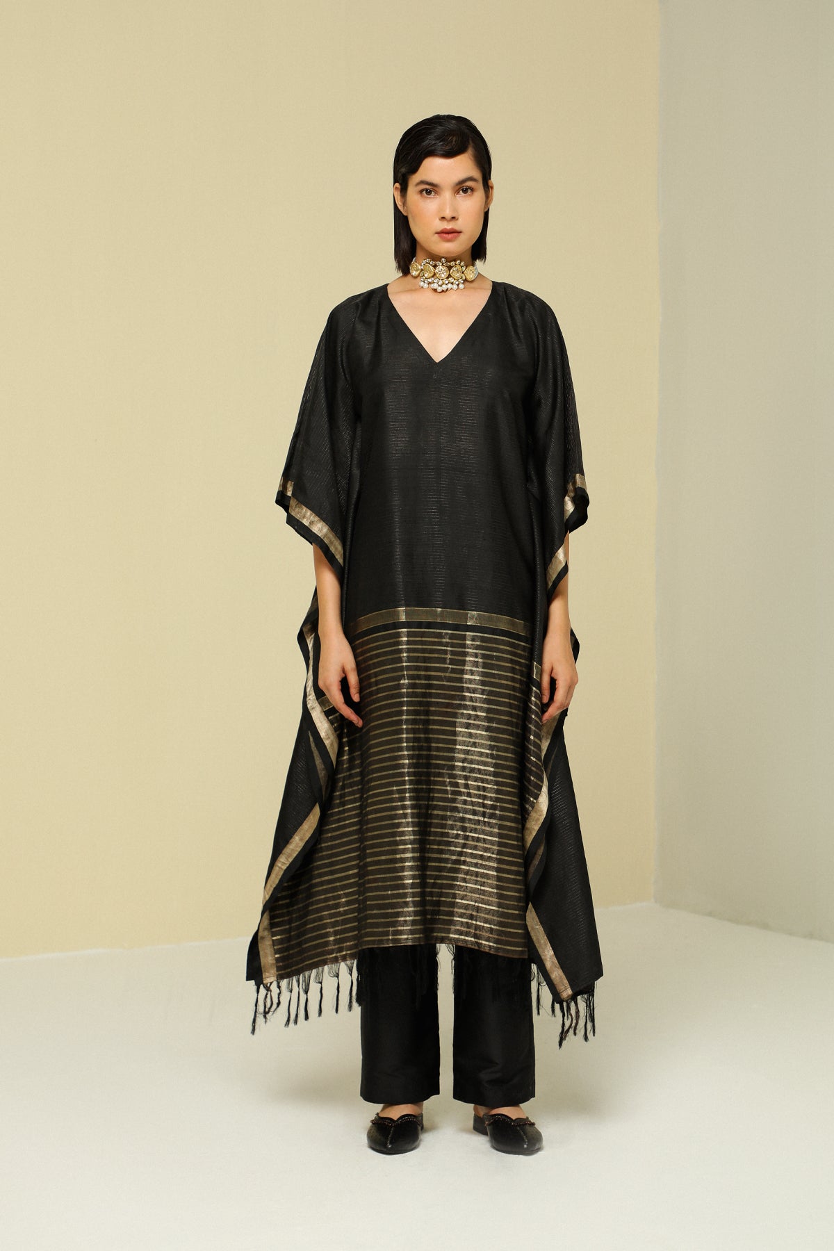 Upcycled Silk Kaftaan