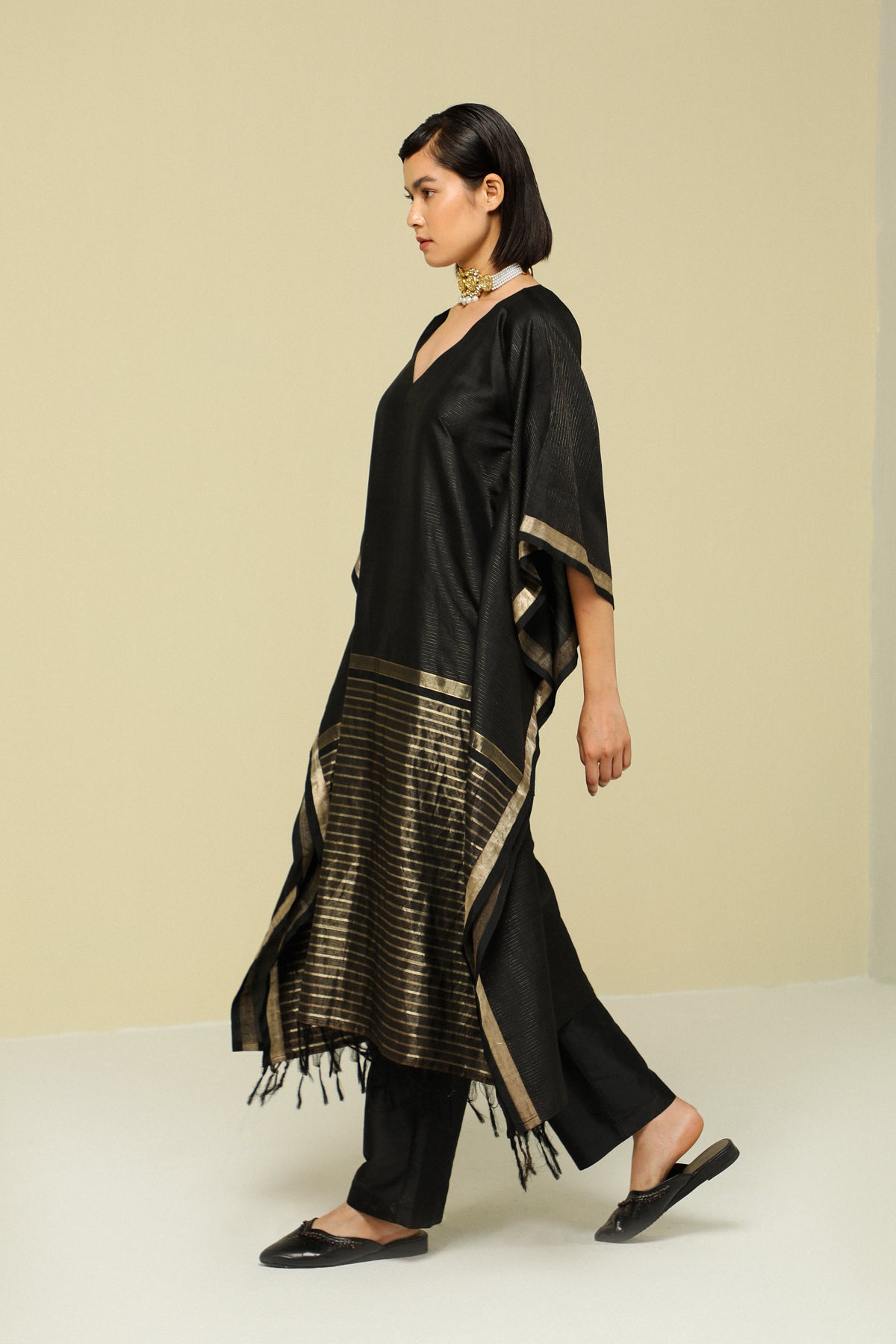 Upcycled Silk Kaftaan