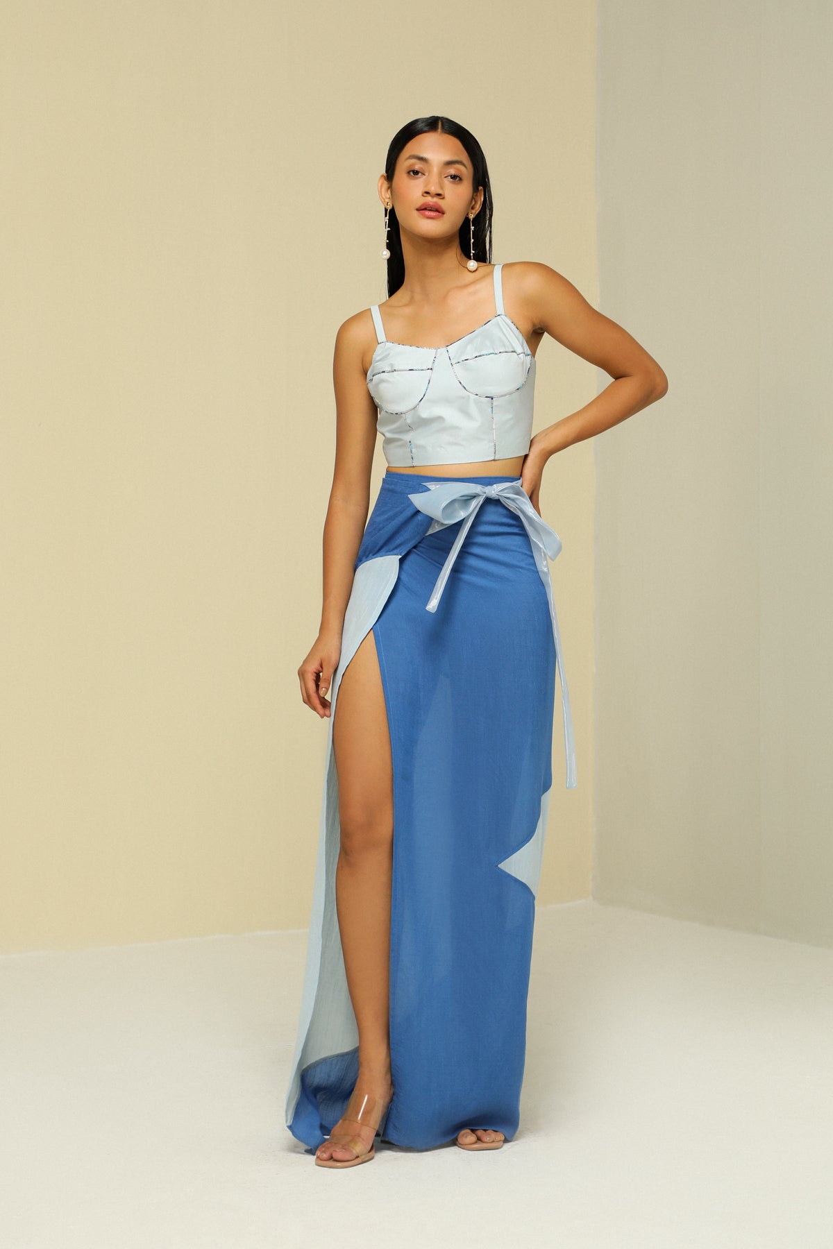 ICE BLUE BUSTIER