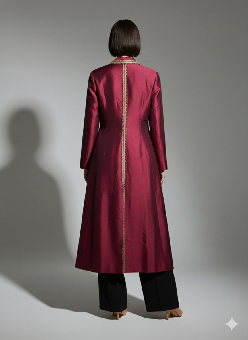 SILK LONG JACKET