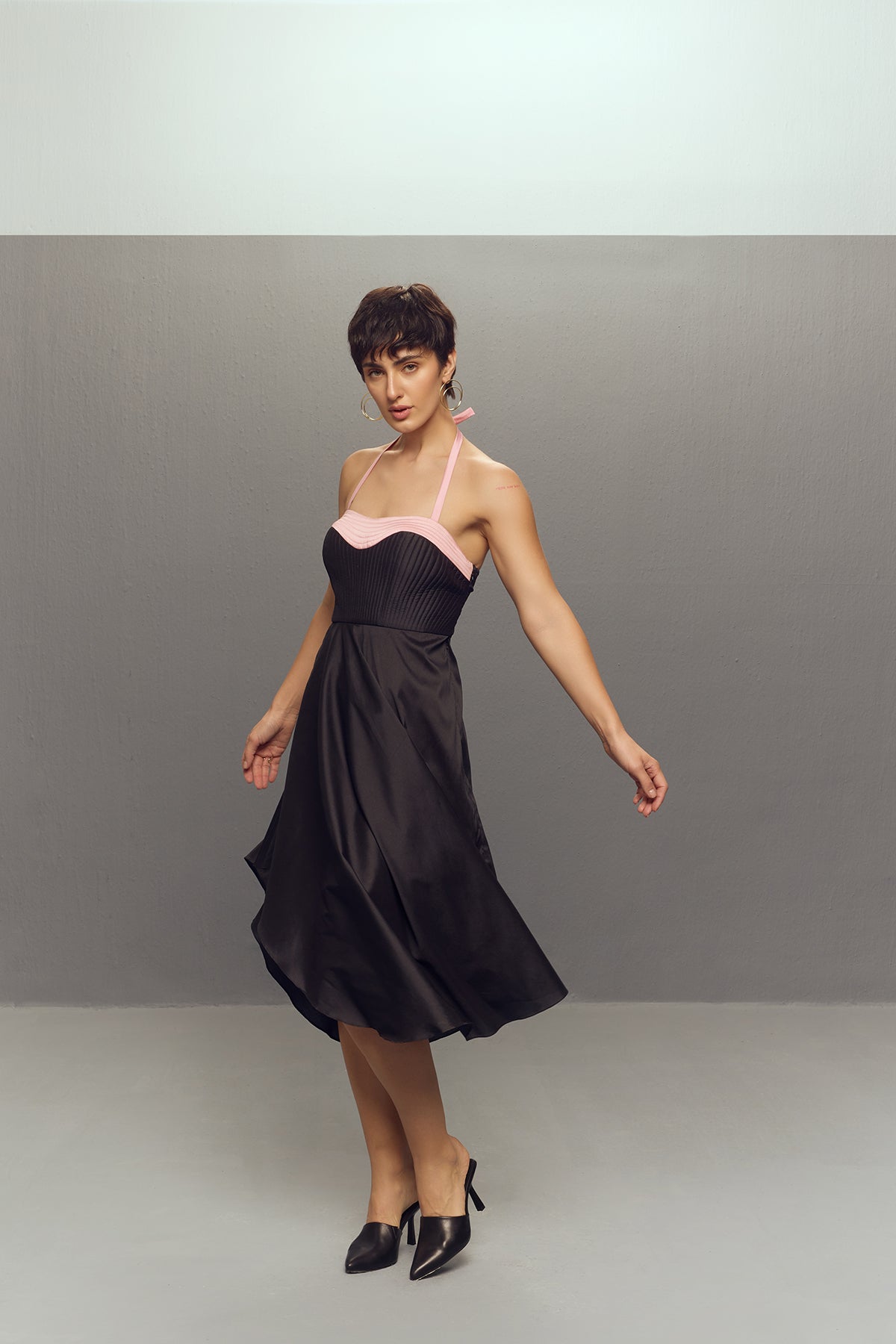 PINK UMBRELLA DRESS