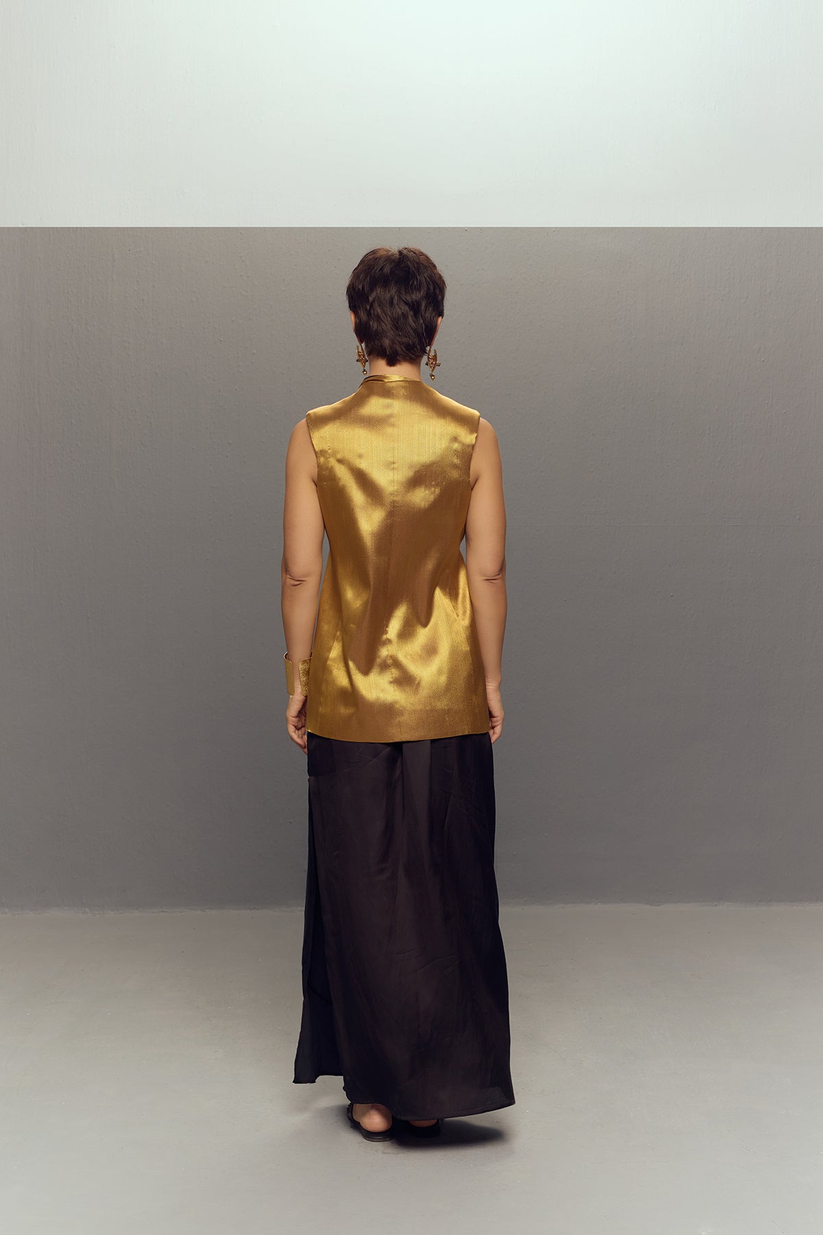 GOLD BUCKLE JACKET SET