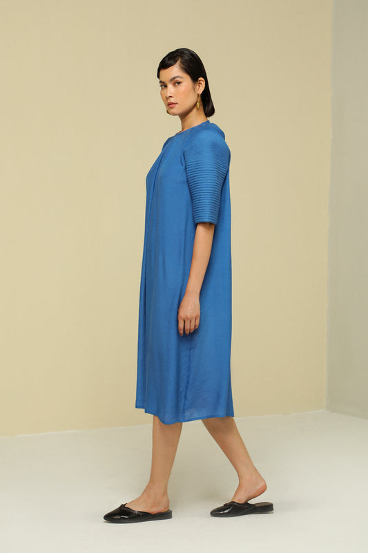 BLUE EASY BREEZY DRESS