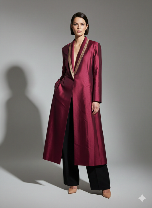 SILK LONG JACKET