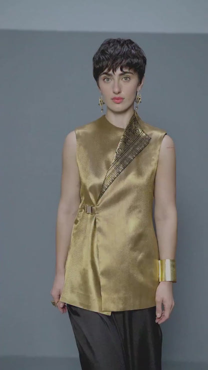 GOLD BUCKLE JACKET SET