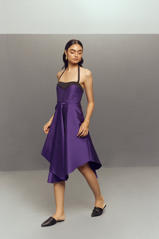 PURPLE UMBRELLA DRESS