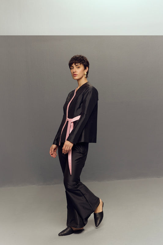 BLACK BELL PANTS